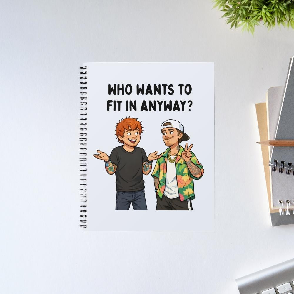 ed sheeran who wants to fit in notebook notepad diary buy online united states usa the banyan tee tbt unruled 