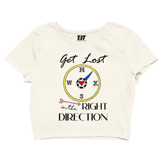 one direction right direction crop top music band buy online united states of america usa the banyan tee tbt men women girls boys unisex white