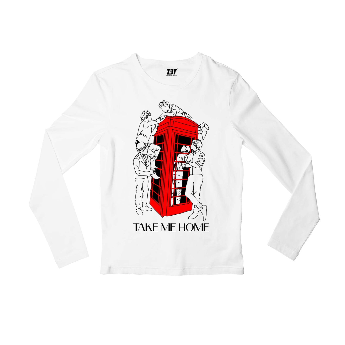 one direction take me home full sleeves long sleeves music band buy online india the banyan tee tbt men women girls boys unisex white