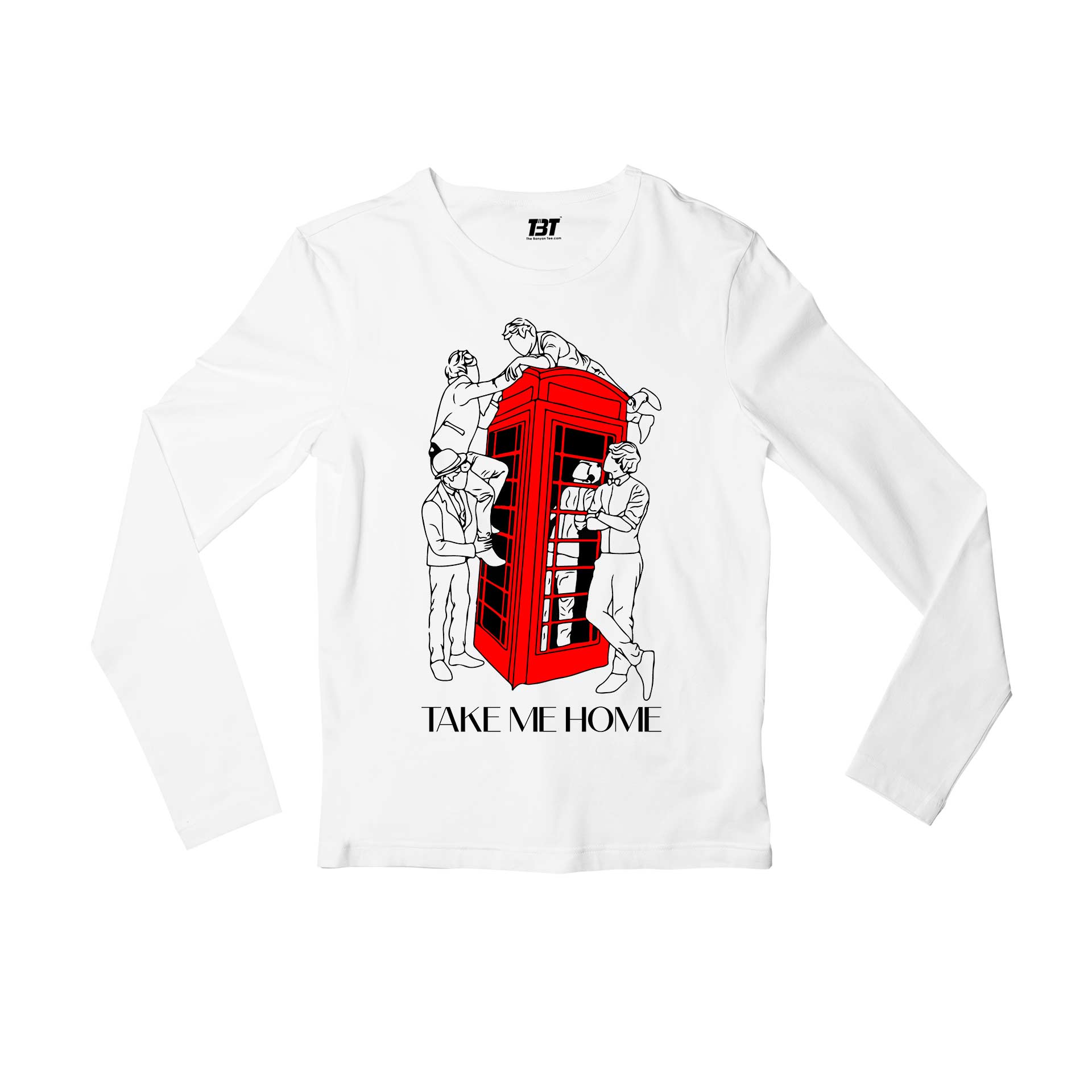 one direction take me home full sleeves long sleeves music band buy online india the banyan tee tbt men women girls boys unisex white