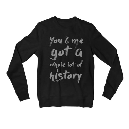 one direction lot of history sweatshirt upper winterwear music band buy online united states usa the banyan tee tbt men women girls boys unisex black