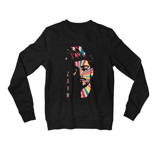 one direction zayn sweatshirt upper winterwear music band buy online united states usa the banyan tee tbt men women girls boys unisex black