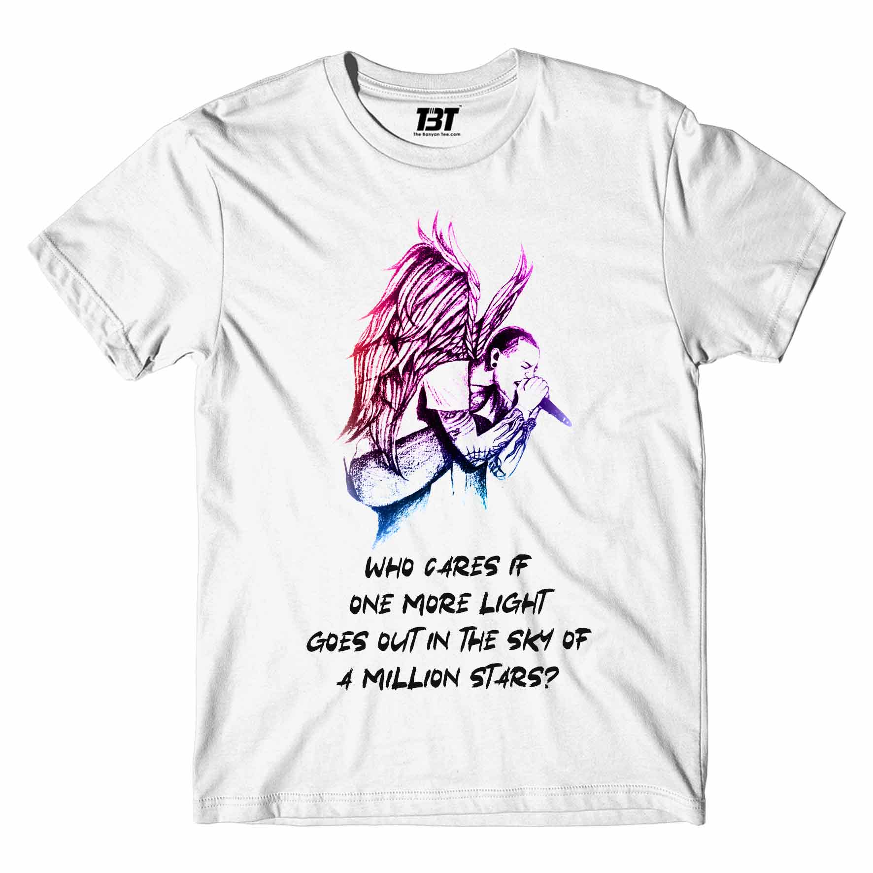 linkin park one more light t-shirt music band buy online united states of america usa the banyan tee tbt men women girls boys unisex white