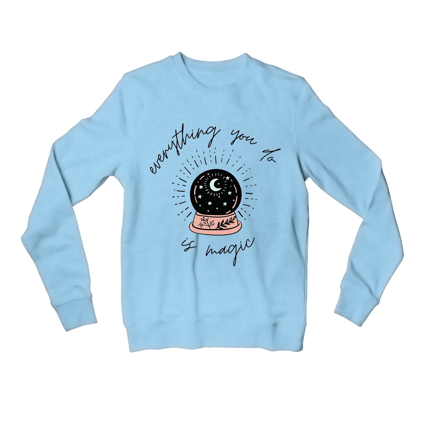 one direction magic sweatshirt upper winterwear music band buy online united states usa the banyan tee tbt men women girls boys unisex baby blue