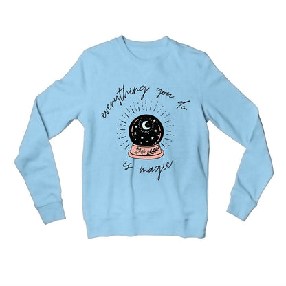 one direction magic sweatshirt upper winterwear music band buy online united states usa the banyan tee tbt men women girls boys unisex baby blue