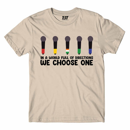 one direction we choose one t-shirt music band buy online usa united states the banyan tee tbt men women girls boys unisex soft cream