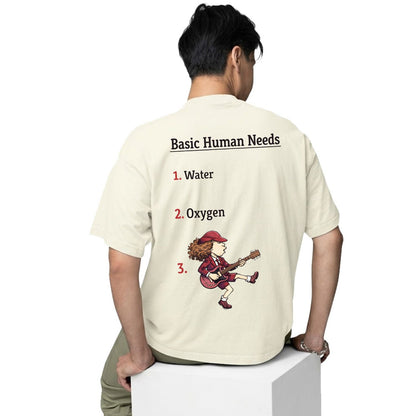 ac/dc basic human needs oversized t shirt 