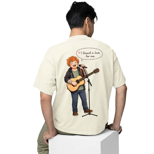 ed sheeran i found a love oversized t shirt 