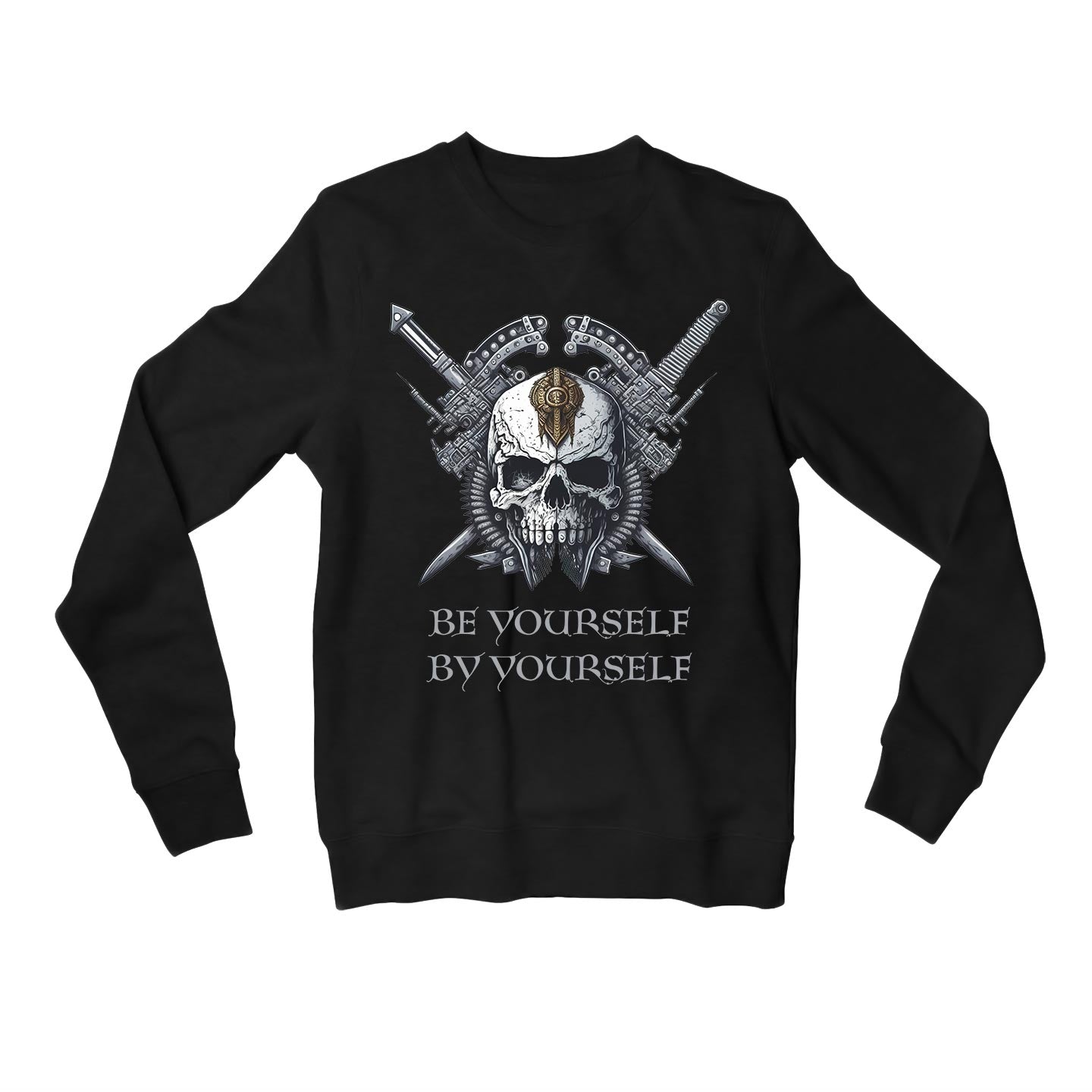 pantera be yourself by yourself sweatshirt upper winterwear music band buy online united states usa the banyan tee tbt men women girls boys unisex black