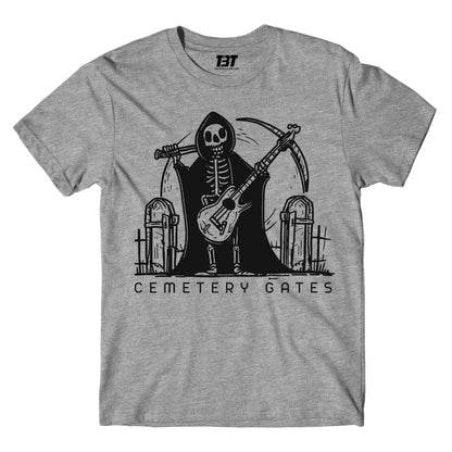 pantera cemetery gates t-shirt music band buy online usa united states the banyan tee tbt men women girls boys unisex gray