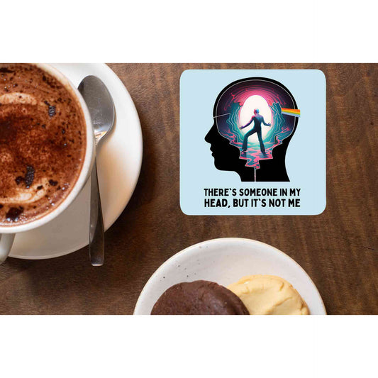 Brain Damage Pink Floyd Coaster Coasters The Banyan Tee TBT wooden online indian table set of 6