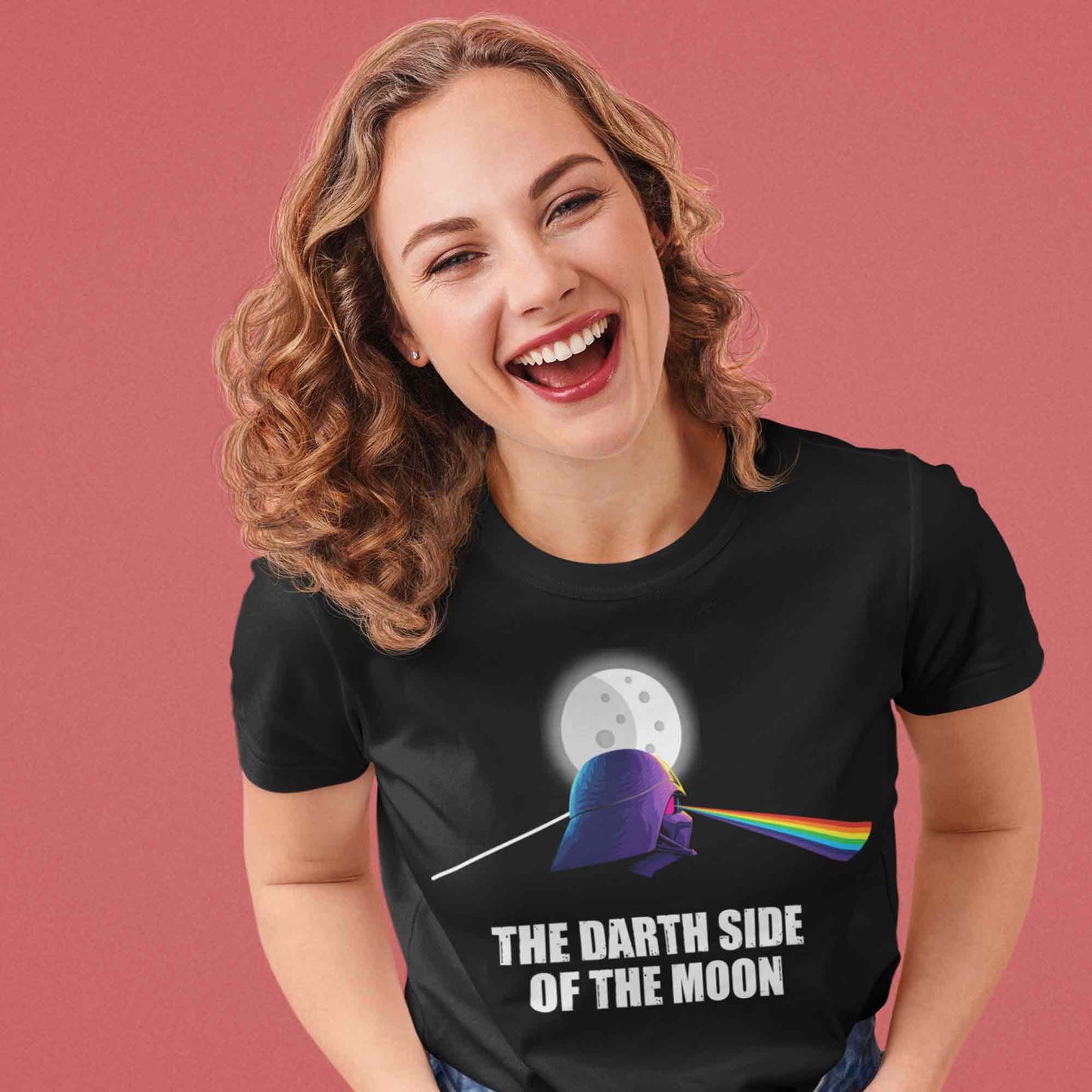 The Darth Side Of The Moon Pink Floyd T-shirt The Banyan Tee TBT sports mens usa united states full meesho women boys flipkart