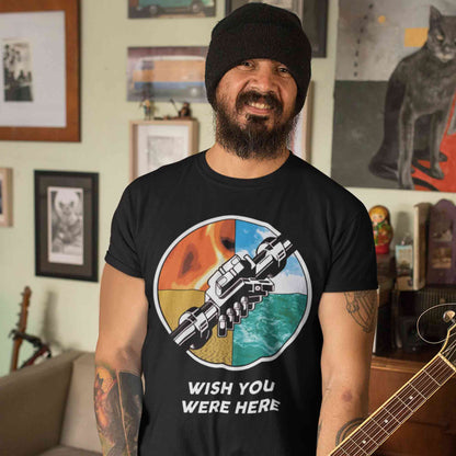 Pink Floyd T-shirt - Wish You Were Here T-shirt The Banyan Tee TBT sports mens united states of america usa full meesho women boys flipkart