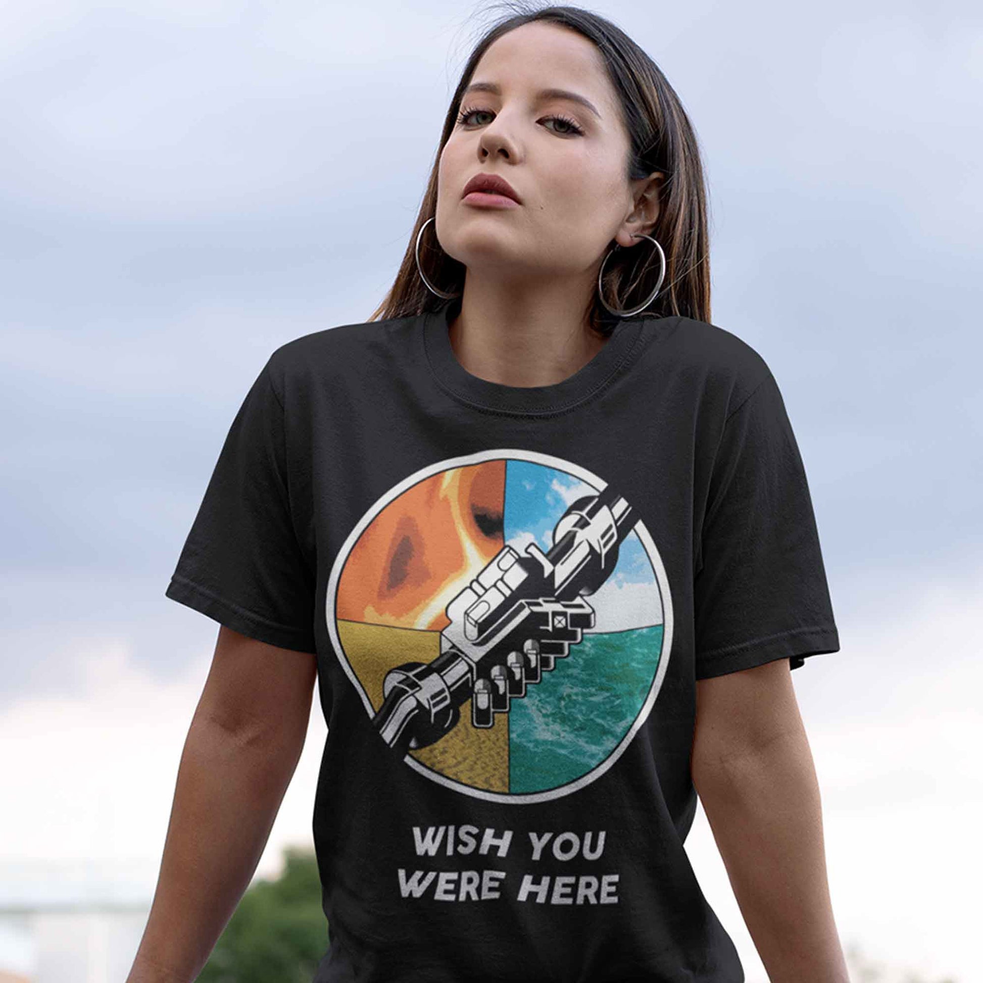 Pink Floyd T-shirt - Wish You Were Here T-shirt The Banyan Tee TBT sports mens usa united states full meesho women boys flipkart