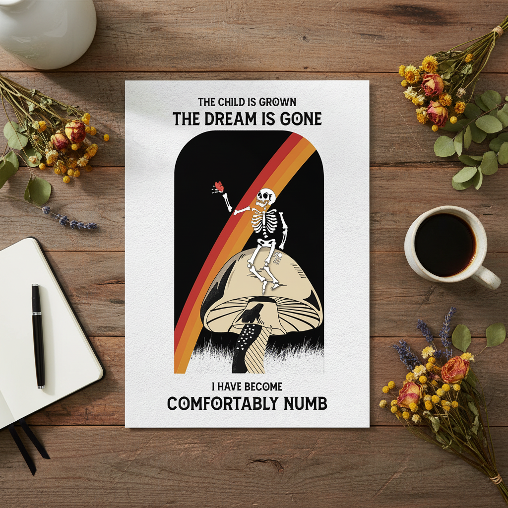 Poster - Comfortably Numb