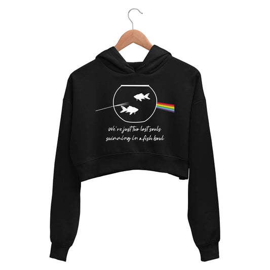 Pink Floyd Crop Hoodie - Wish You Were Here Crop Hooded Sweatshirt for Women The Banyan Tee TBT hoodie girls teenage cute bust cropped