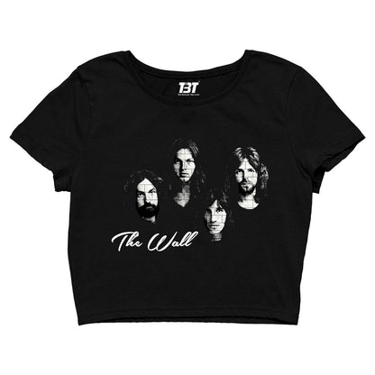 Pink Floyd Crop Top - The Wall Crop Top The Banyan Tee TBT sports mens united states of america usa full meesho women boys flipkart