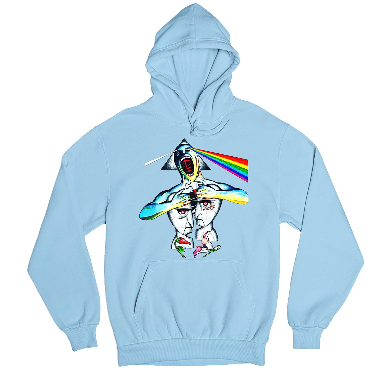 The Amalgamation Division Bell Scream Pink Floyd Hoodie - The Wall Hooded Sweatshirt The Banyan Tee TBT for men women black mens essential