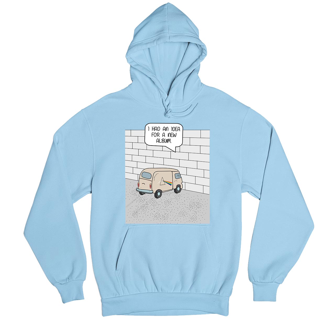 The Wall Cartoon Meme Pink Floyd Hoodie - The Wall Hooded Sweatshirt The Banyan Tee TBT for men women black mens essential