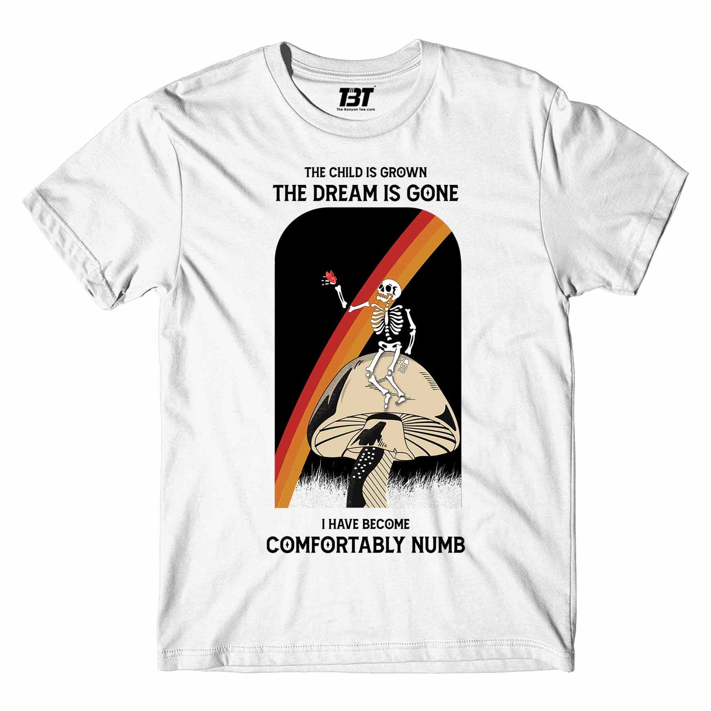 Pink Floyd T-shirt - Comfortably Numb T-shirt The Banyan Tee TBT sports mens united states of america usa full meesho women boys flipkart