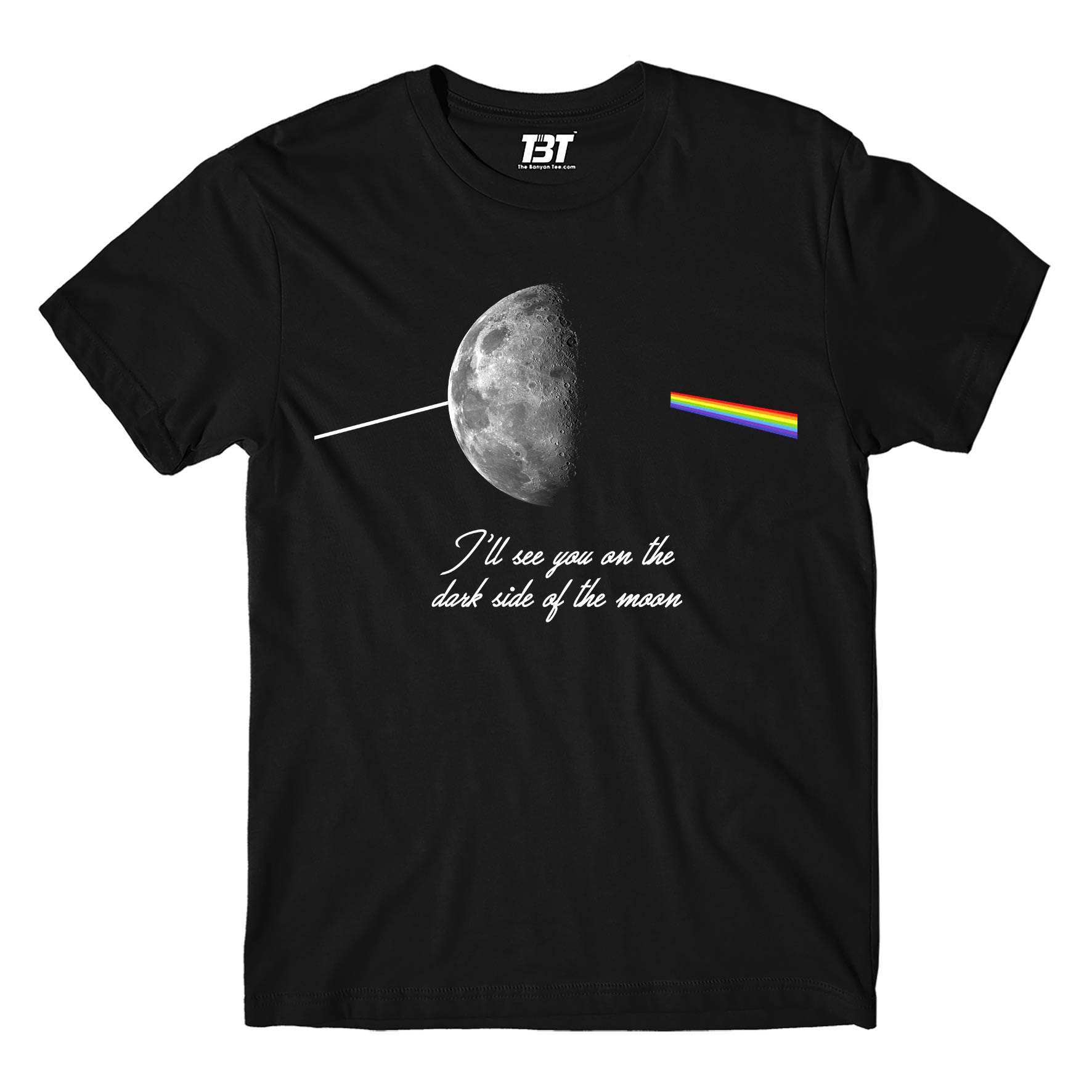 Pink Floyd T-shirt - Dark Side Of The Moon T-shirt The Banyan Tee TBT sports mens united states of america usa full meesho women boys flipkart