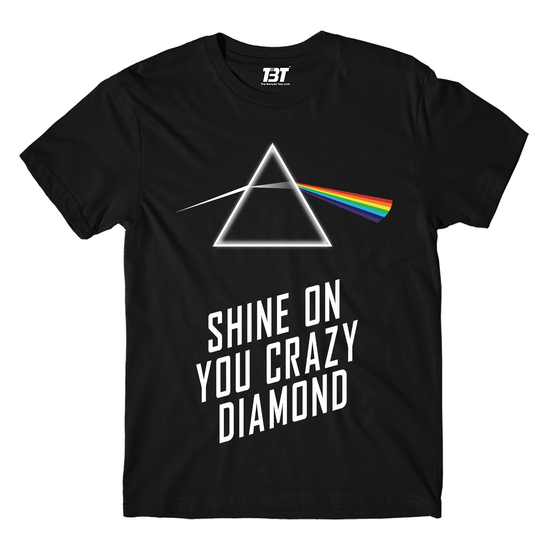 Shine On You Crazy Diamond Pink Floyd T-shirt The Banyan Tee TBT sports mens usa united states full meesho women boys flipkart