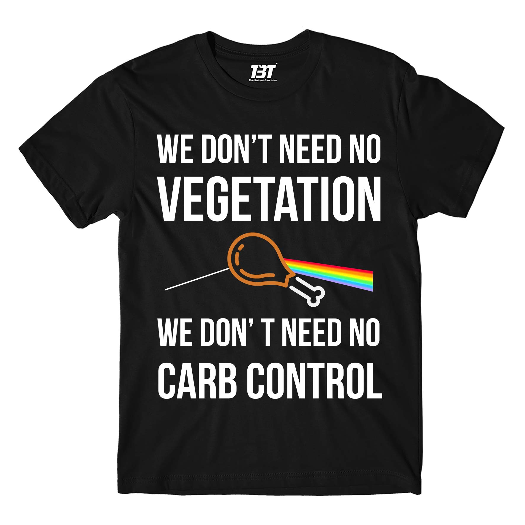 We Don't Need No Vegetation Pink Floyd T-shirt The Banyan Tee TBT sports mens united states of america usa full meesho women boys flipkart