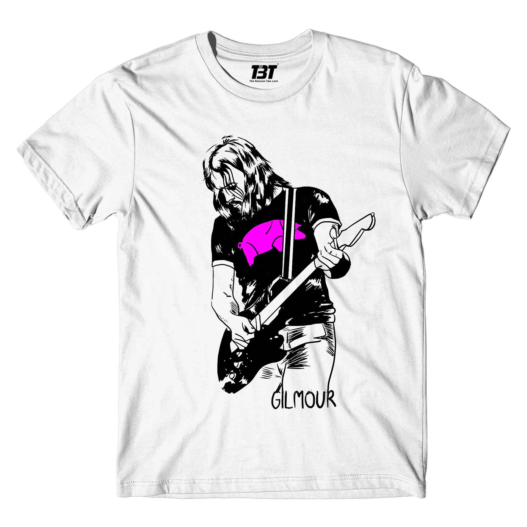 Pink Floyd T-shirt - David Gilmour T-shirt The Banyan Tee TBT sports mens united states of america usa full meesho women boys flipkart