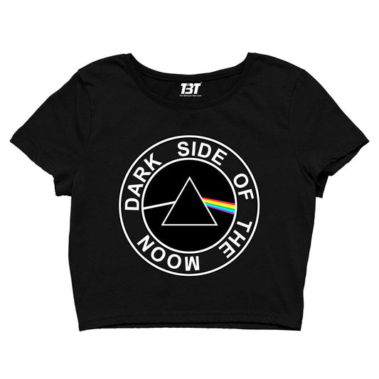 Pink Floyd Crop Top - Dark Side Of The Moon Crop Top The Banyan Tee TBT sports mens united states of america usa full meesho women boys flipkart