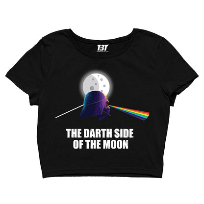 The Darth Side Of The Moon Pink Floyd Crop Top The Banyan Tee TBT sports mens united states of america usa full meesho women boys flipkart