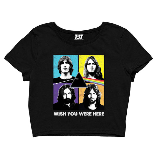 Wish You Were Here Pink Floyd Crop Top Crop Top The Banyan Tee TBT sports mens united states of america usa full meesho women boys flipkart