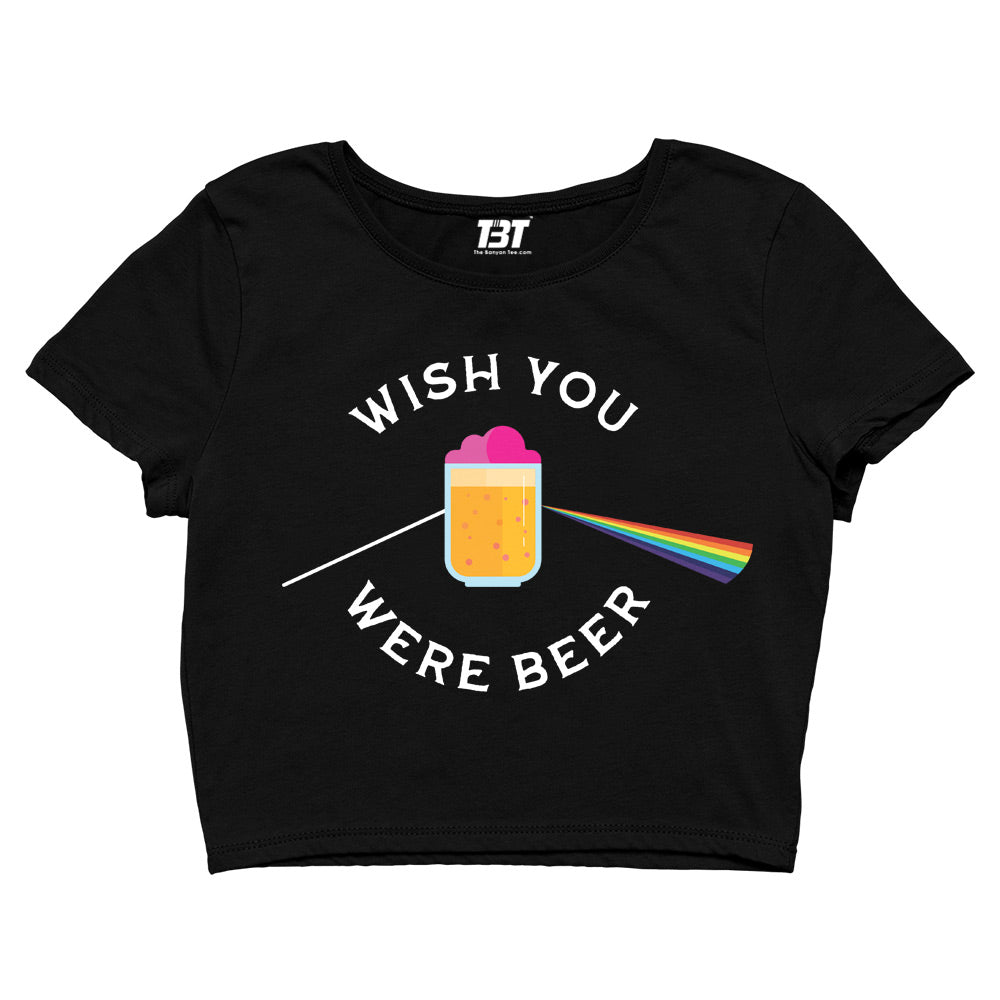 Wish You Were Beer Pink Floyd Crop Top The Banyan Tee TBT sports mens united states of america usa full meesho women boys flipkart