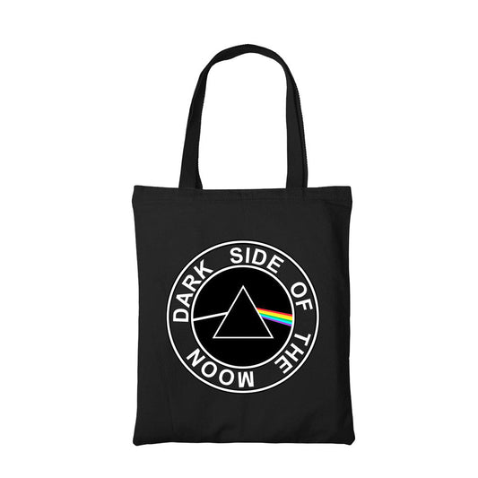 pink floyd dark side of the moon emblem tote bag hand printed cotton women men unisex