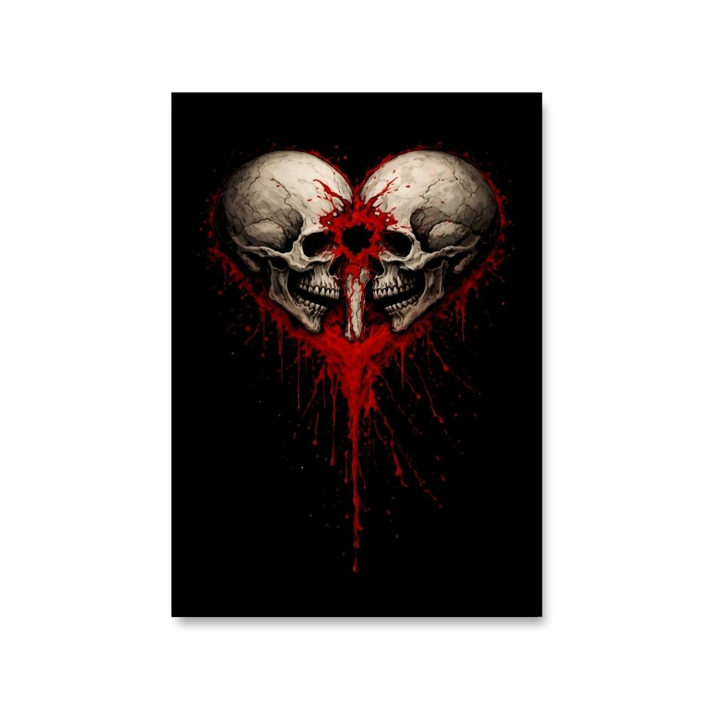 bullet for my valentine bullet heart poster wall art buy online united states usa the banyan tee tbt 8 x 10 