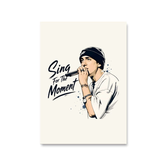 eminem sing for the moment poster wall art buy online united states usa the banyan tee tbt 8 x 10 