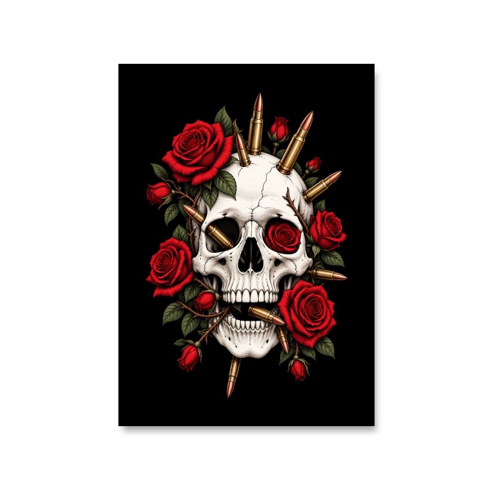 guns n' roses bullet bloom poster wall art buy online united states usa the banyan tee tbt 8 x 10 