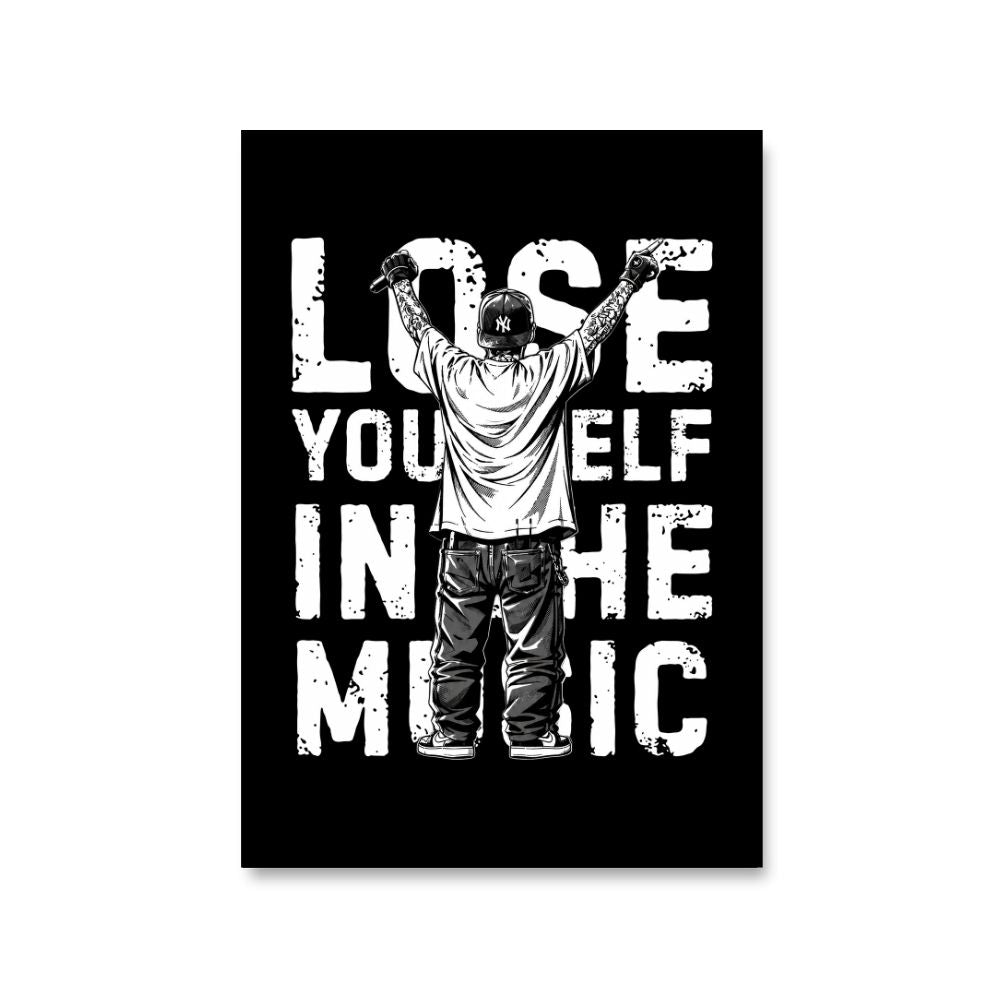 eminem lose yourself in the music poster wall art buy online united states usa the banyan tee tbt 8 x 10 