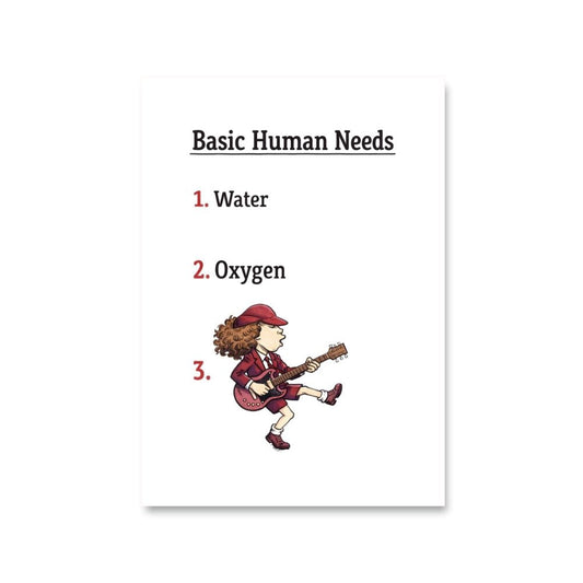 ac/dc basic human needs poster wall art buy online united states usa the banyan tee tbt 8 x 10 