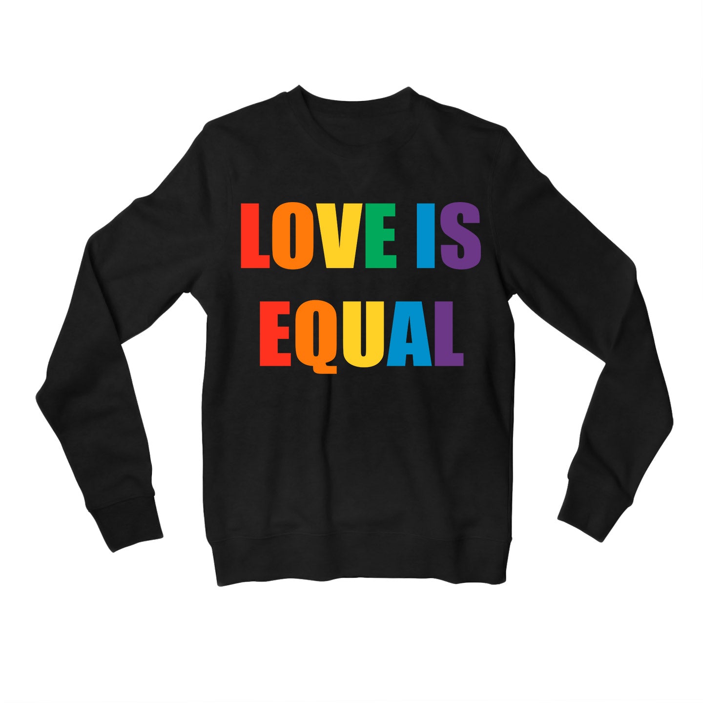 pride love is equal sweatshirt upper winterwear printed graphic stylish buy online united states u s the banyan tee tbt men women girls boys unisex gray - lgbtqia+