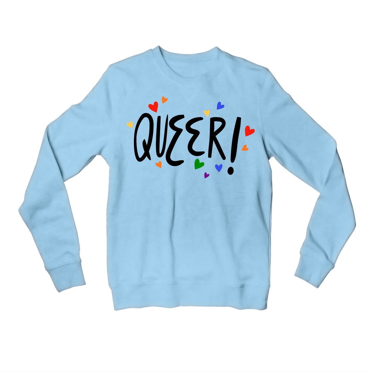 pride rainbow heart sweatshirt upper winterwear printed graphic stylish buy online united states u s the banyan tee tbt men women girls boys unisex black - lgbtqia+