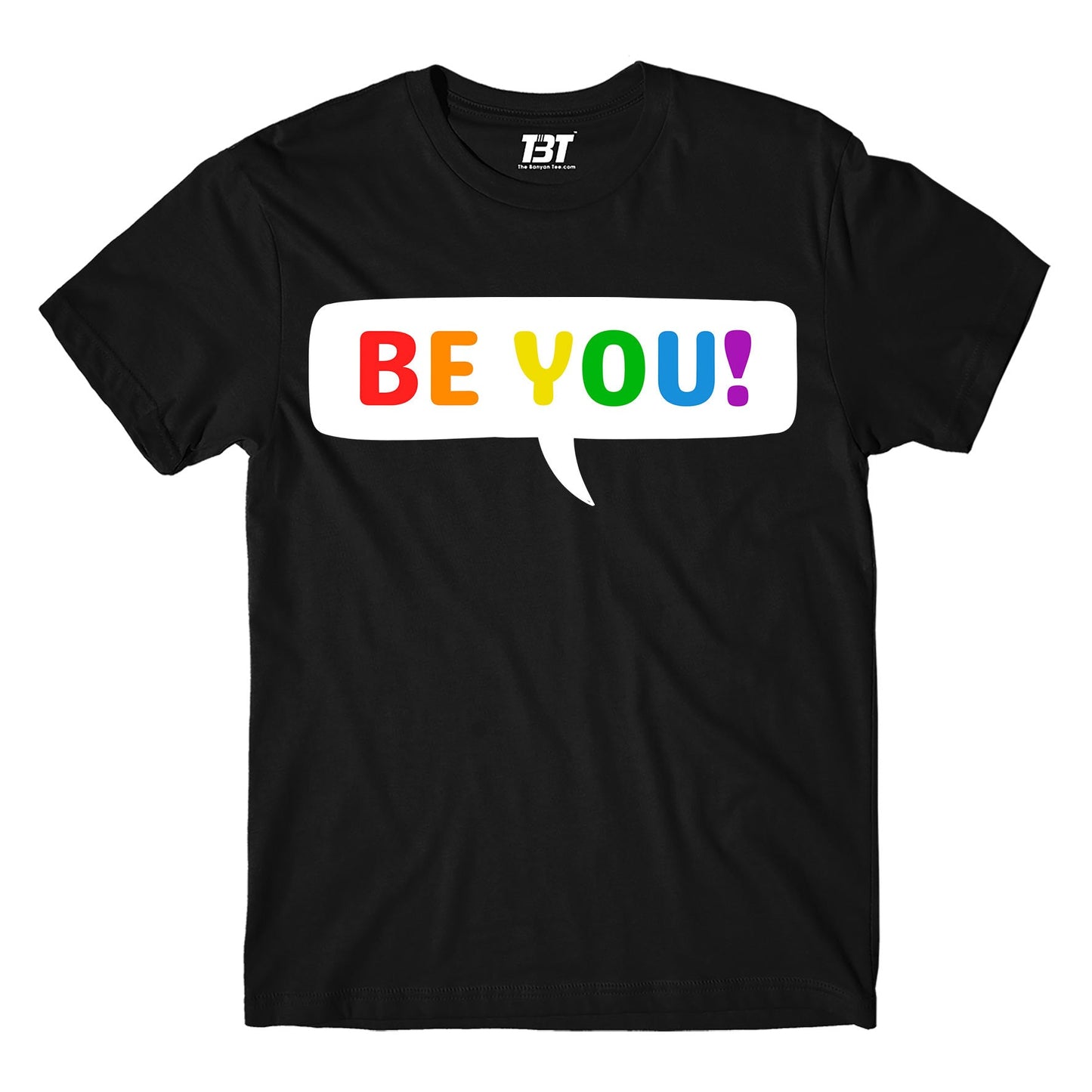 pride be you t-shirt printed graphic stylish buy online united states u s the banyan tee tbt men women girls boys unisex black - lgbtqia+