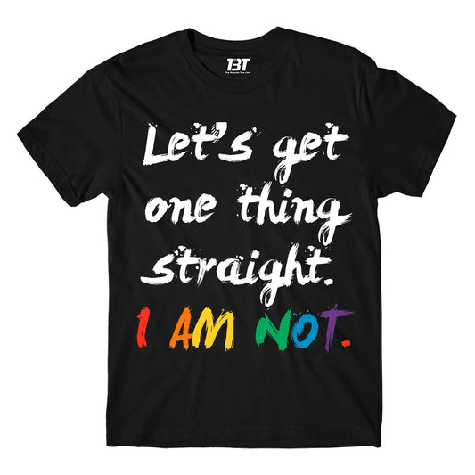 pride let's get one thing straight t-shirt printed graphic stylish buy online united states u s the banyan tee tbt men women girls boys unisex black - lgbtqia+