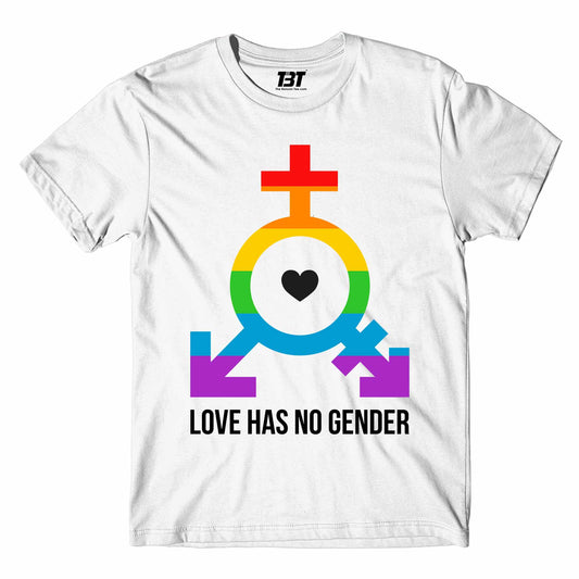 pride love has no gender t-shirt printed graphic stylish buy online united states u s the banyan tee tbt men women girls boys unisex white - lgbtqia+