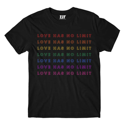 pride love has no limit t-shirt printed graphic stylish buy online united states u s the banyan tee tbt men women girls boys unisex black - lgbtqia+