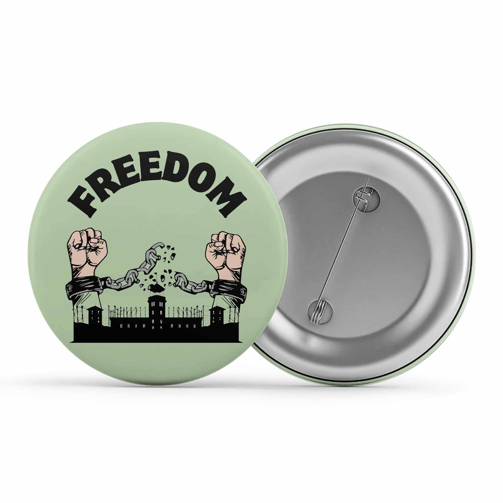 prison break freedom badge pin button tv & movies buy online united states us the banyan tee tbt men women girls boys unisex