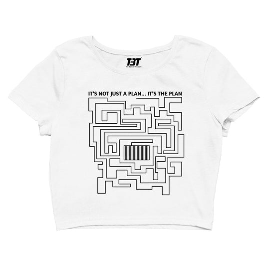 prison break the plan crop top tv & movies buy online united states of america usa the banyan tee tbt men women girls boys unisex s