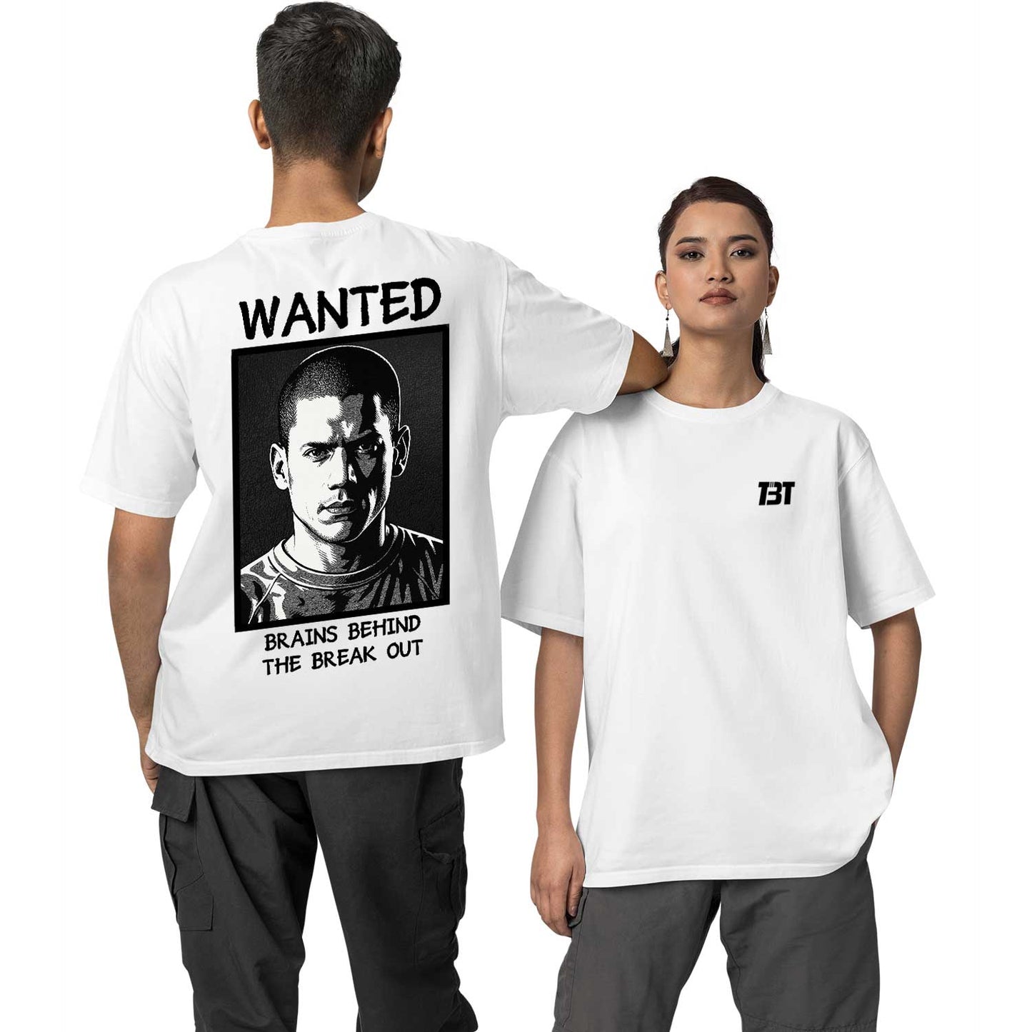 prison break oversized t shirt - brains behind the break tv & movies t-shirt black buy online india the banyan tee tbt men women girls boys unisex
