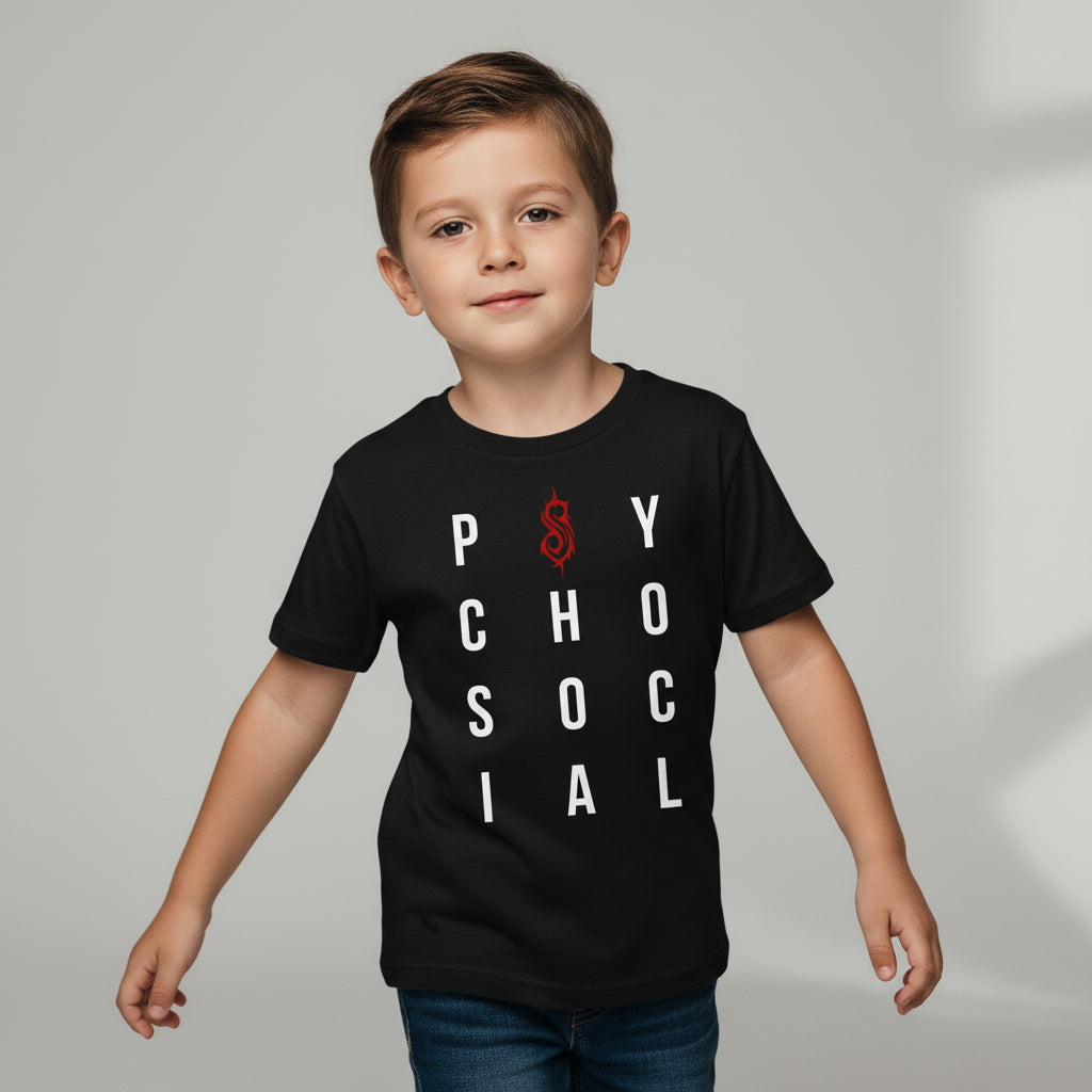 slipknot psychosocial t-shirt music band buy online united states of america usa the banyan tee tbt men women girls boys unisex black