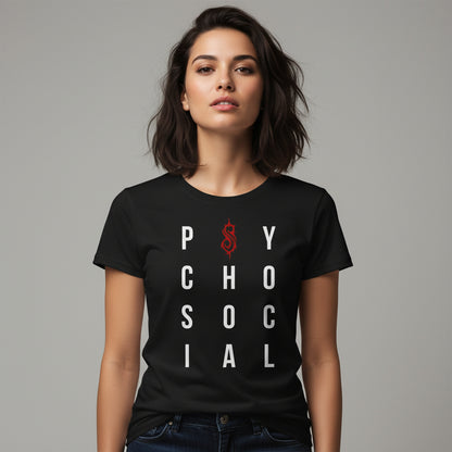 slipknot psychosocial t-shirt music band buy online united states of america usa the banyan tee tbt men women girls boys unisex black