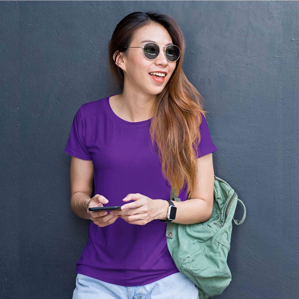 purple tops by the banyan tee cotton purple tops united states of america usa tops for girls tops for women